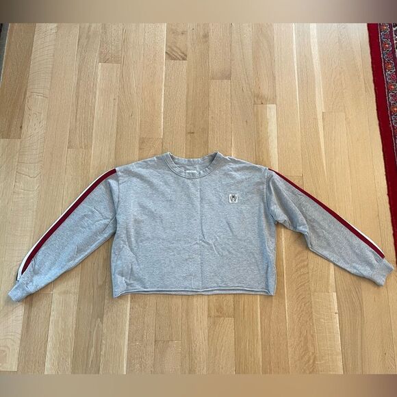 Gray cropped sweater from RVCA - Picture 1 of 7